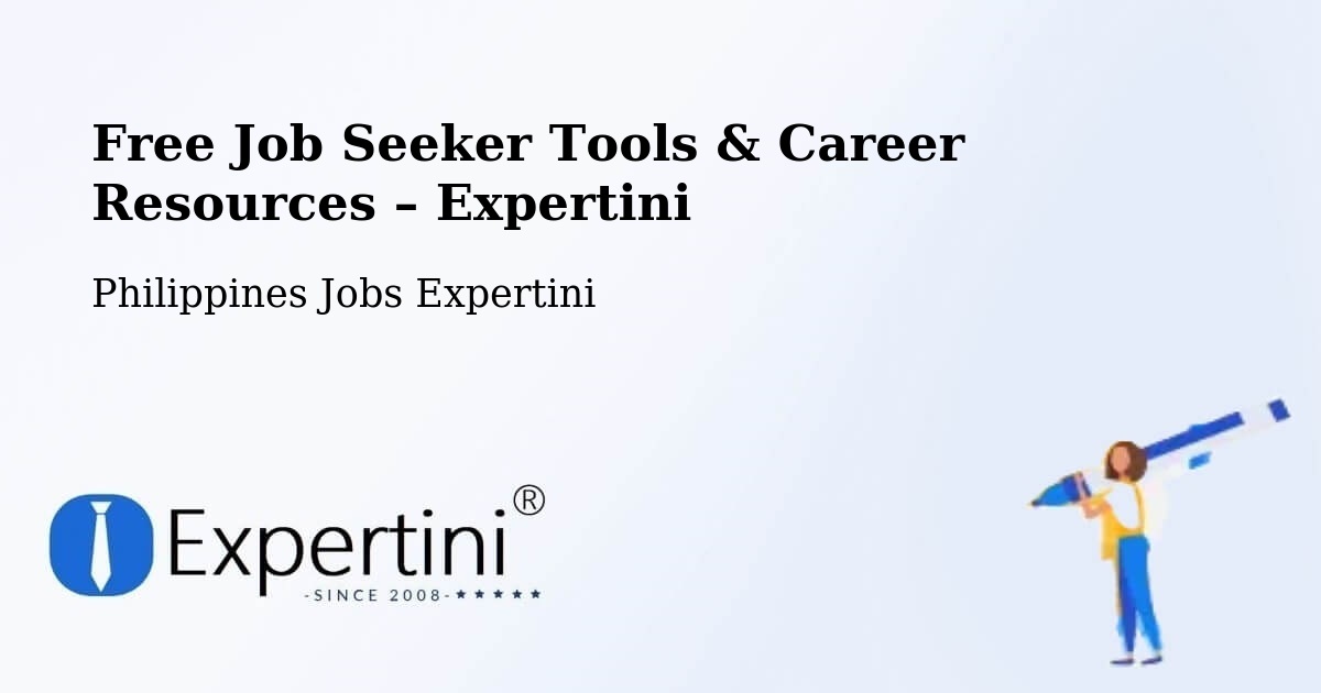 Free Job Seeker Tools & Career Resources – Sal Lapadan - Sal Lapadan, Philippines Jobs Expertini